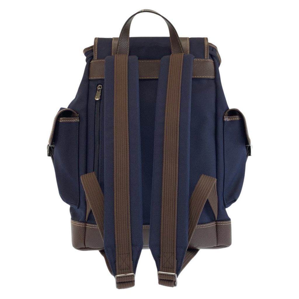 Longchamp Boxford Canvas Leather Backpack