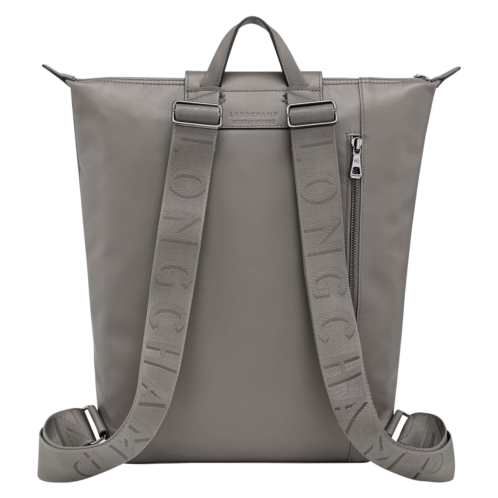 Longchamp Le Pliage Xtra Leather Backpack - Medium - Turtledove