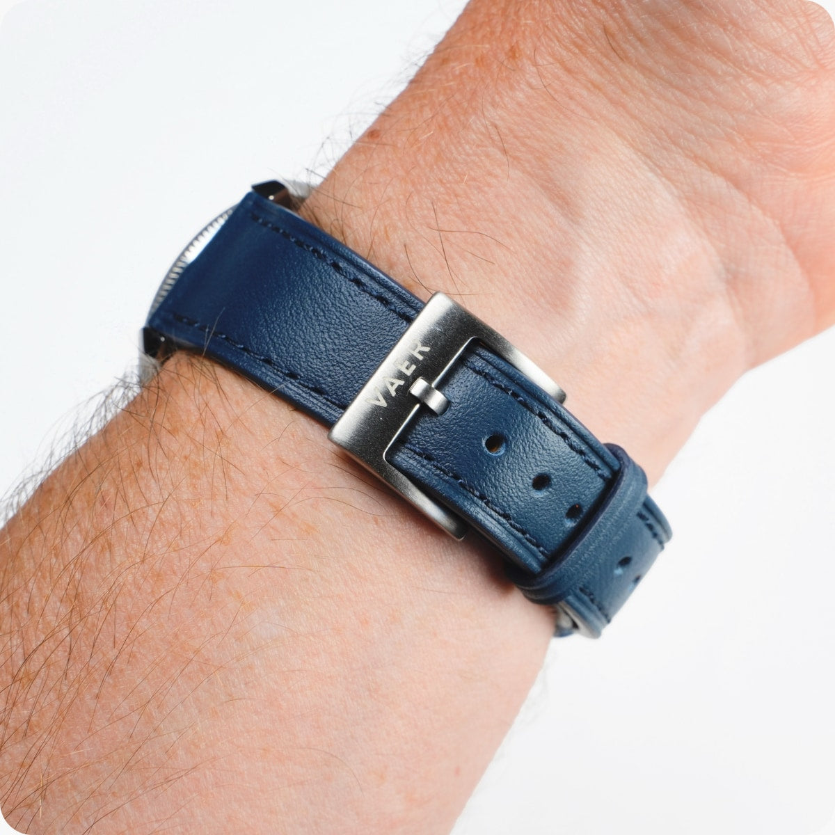 Black Full Grain Leather Strap