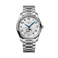 longines Master Collection Moonphase 40mm - Silver "Barleycorn" on Bracelet