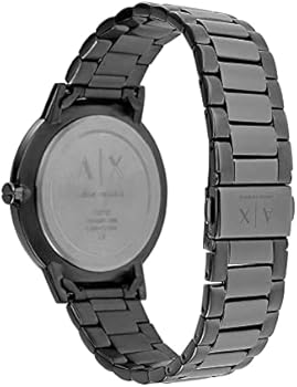 Armani Exchange Cayde AX2722 Men's Analog Watch – Grey Dial with Matching Grey Stainless Steel Strap