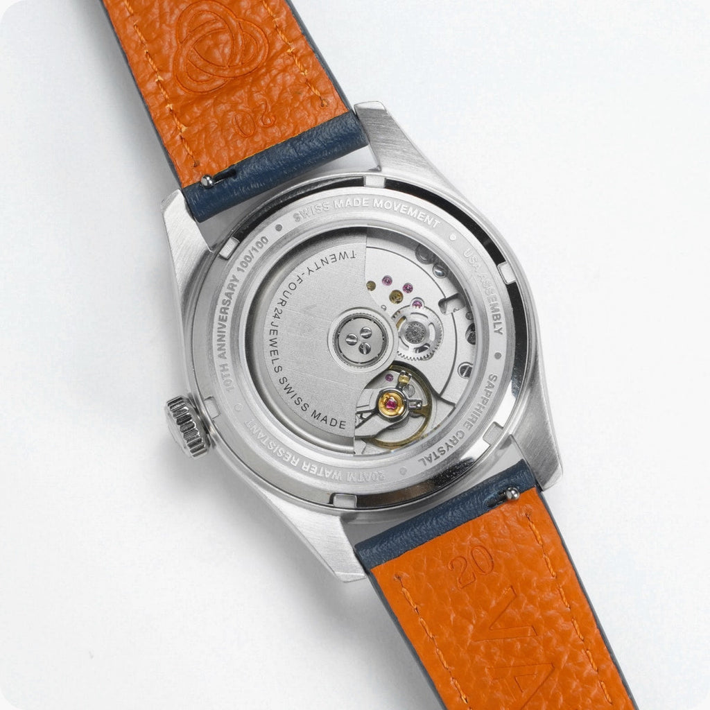 Black Full Grain Leather Strap