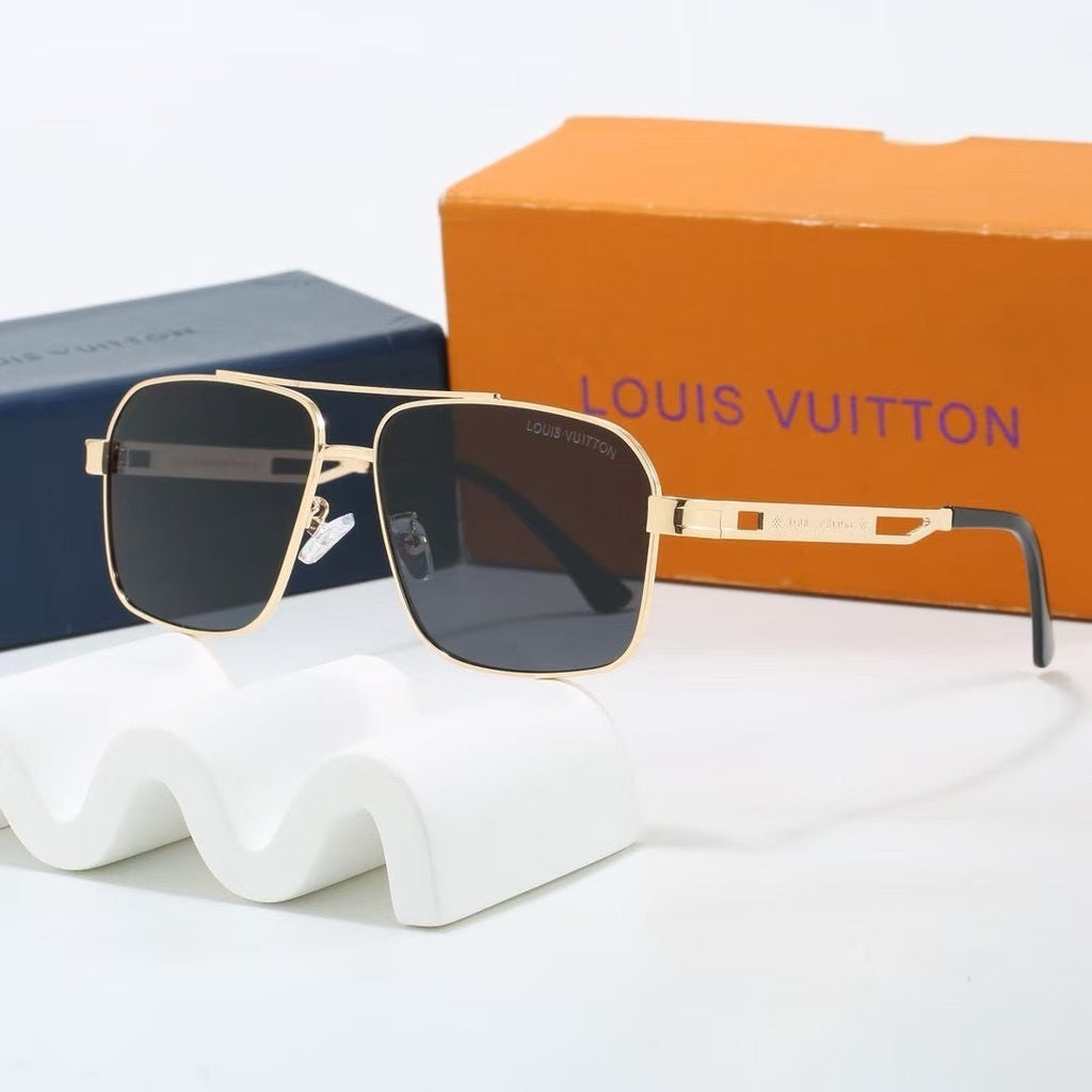 Louis vuitton Double Bridge Metal Square Sunglasses Square