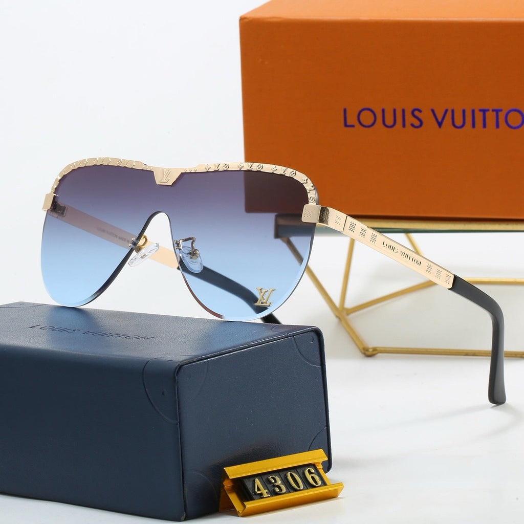 Louis vuitton Stylish and cool casual sunglasses 4306 Oval