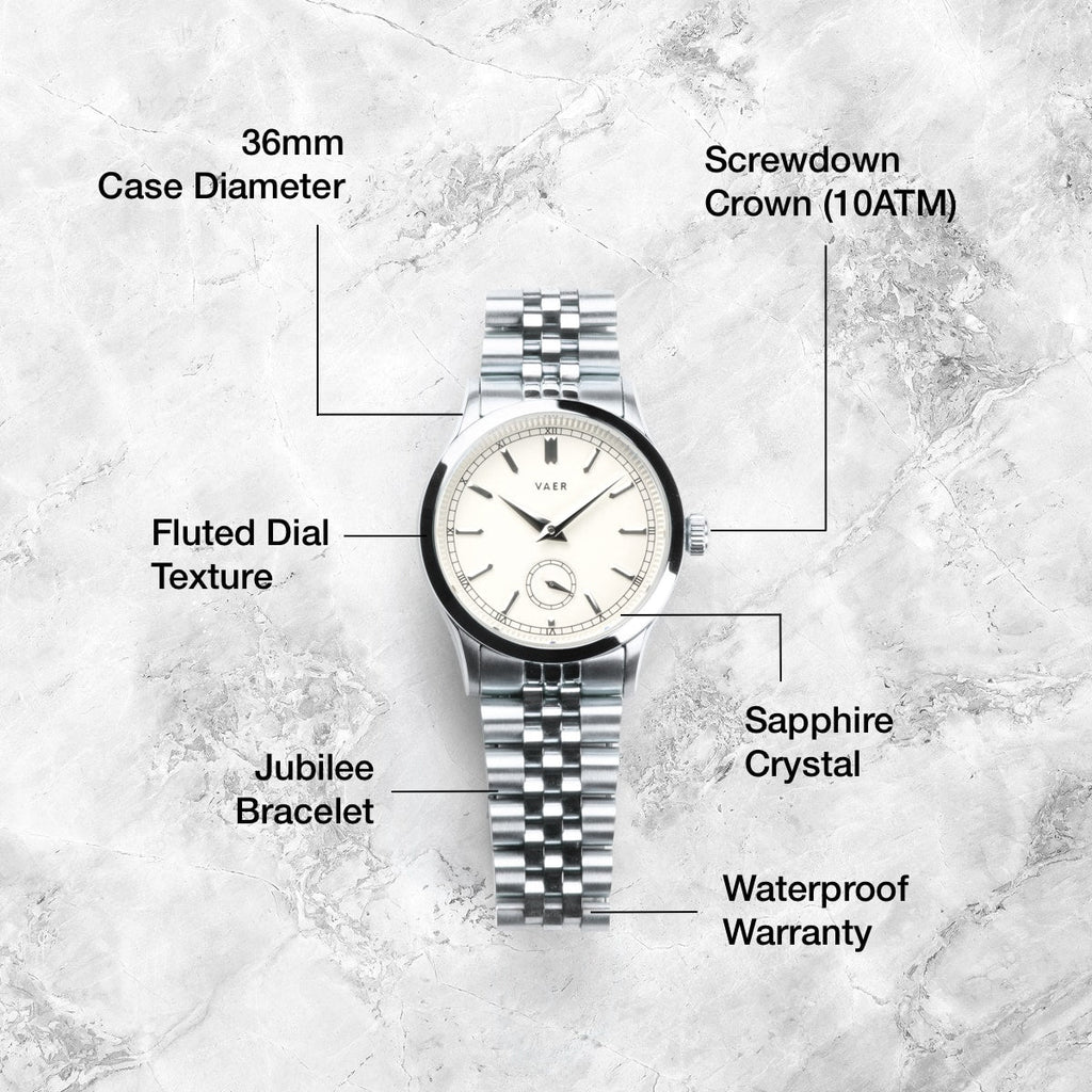 C1 Ceremony Cream - 34mm Quartz