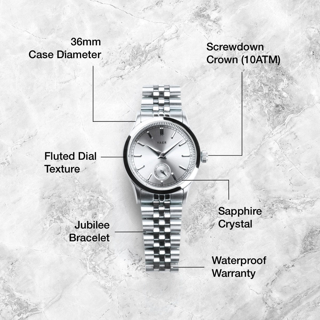 C1 Ceremony Silver - 34mm Quartz