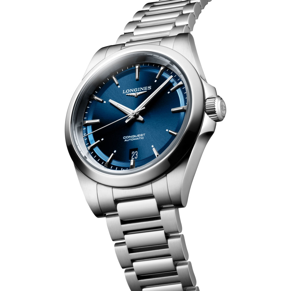 longines Conquest 38mm - Blue on Bracelet