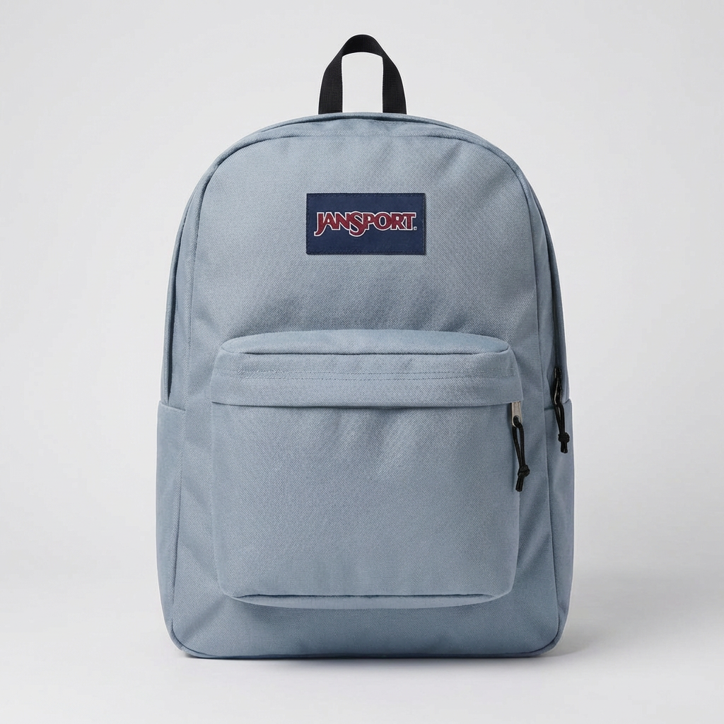 JanSport Backpack (Red/Burgundy/Sky Blue)